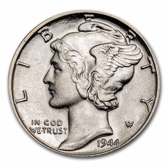 1916-1945 90% Silver Mercury Dimes BU (Mixed Dates) 1916-1945 90% Silver Mercury Dimes BU (Mixed Dates)
